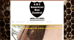 Desktop Screenshot of americanbeecontrol.net